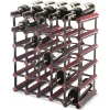 Assembled 30 Bottle Wine Rack - Cherry Finish