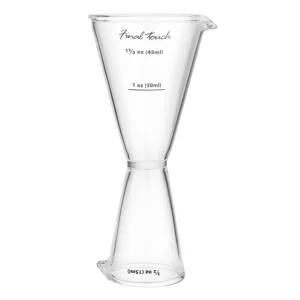 Blown Glass Double Jigger