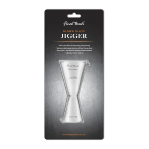 Blown Glass Double Jigger