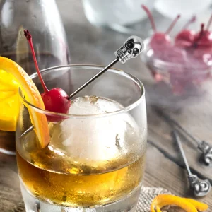 Brain Freeze Skull Cocktail Picks
