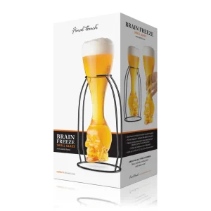 Brain Freeze Skull Glass with Skeletal Frame