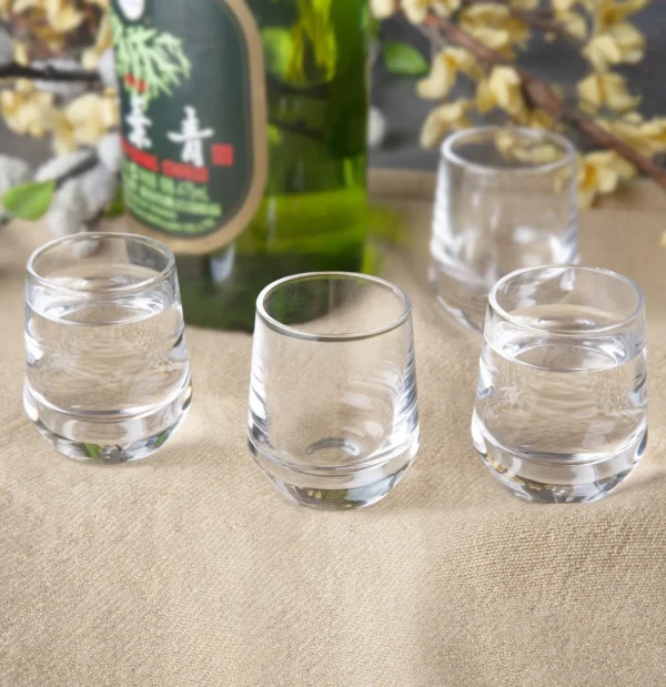 Crystal Sake Glasses - Set of 4
