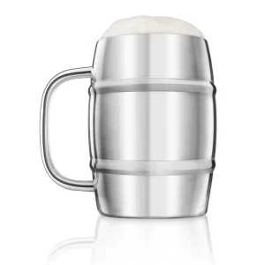 Double-Wall Beer Keg Mug