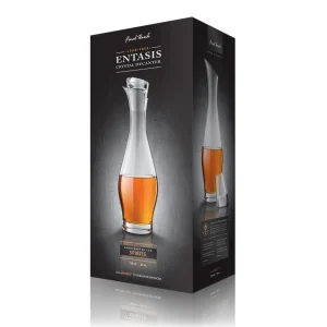Entasis Lead-Free Crystal Liquor Decanter