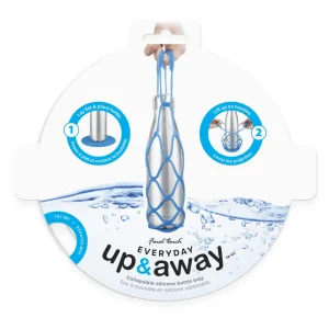 Everyday Up&Away Collapsible Silicone Bottle Bag - Grey