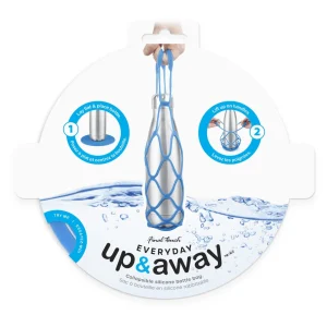 Everyday Up&Away Collapsible Silicone Bottle Bag - Grey