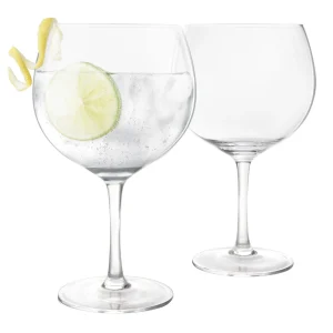Gin Lead-Free Crystal Glasses - Set of 2