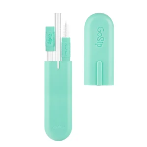 GoSip Glass Reusable Straws - Sky Blue