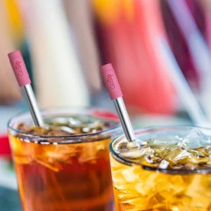 GoSip Stainless Steel Reusable Straws - Grey