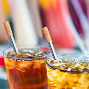 GoSip Stainless Steel Reusable Straws - Grey