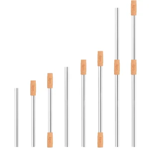 GoSip Stainless Steel Reusable Straws - Grey