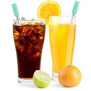 GoSip Stainless Steel Reusable Straws - Grey