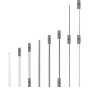 GoSip Stainless Steel Reusable Straws - Grey