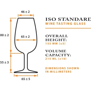 ISO / INAO Wine Tasting Glasses - Set of 6