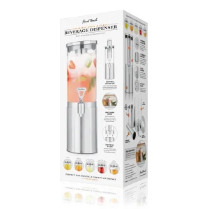 1.5 L Stainless Steel & Glass Beverage Dispenser