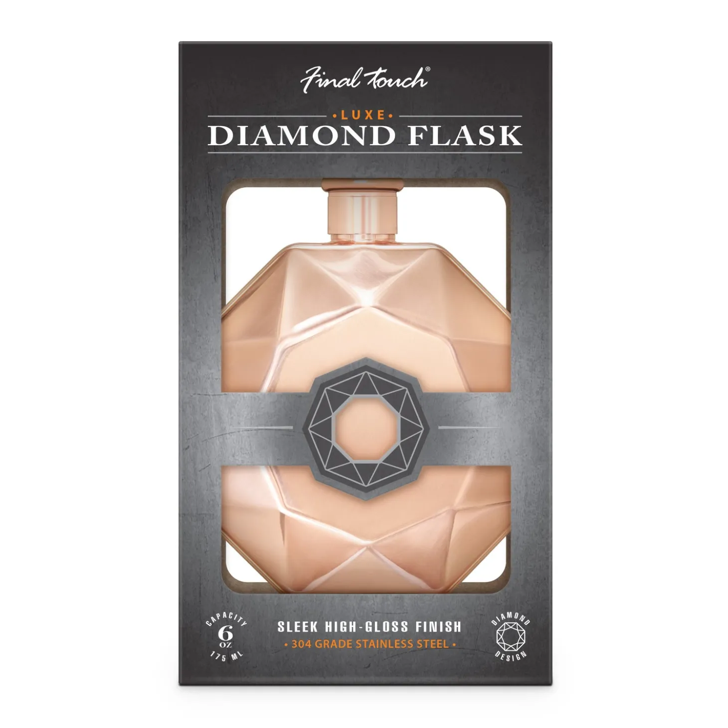 luxe_diamond_flask__stain_5.webp Luxe Diamond Flask - Stainless Steel