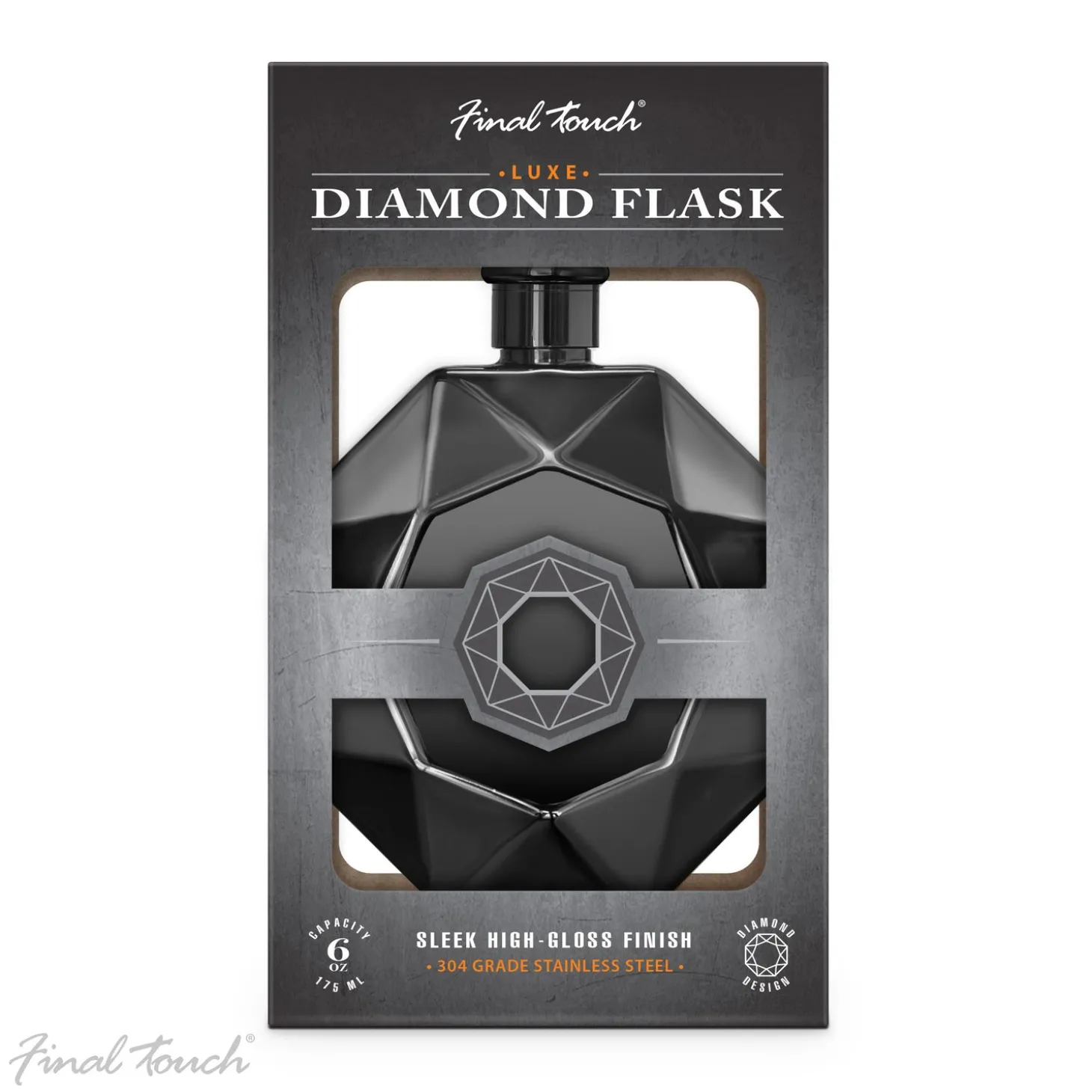 luxe_diamond_flask__stain_8.webp Luxe Diamond Flask - Stainless Steel