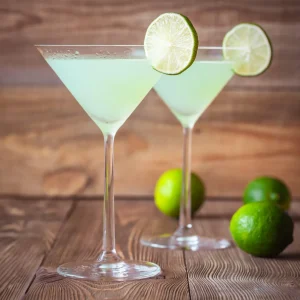 Martini Lead-Free Crystal Glasses - Set of 2