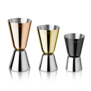 Mixed Metal Jigger Set - Set of 3