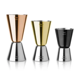 Mixed Metal Jigger Set - Set of 3