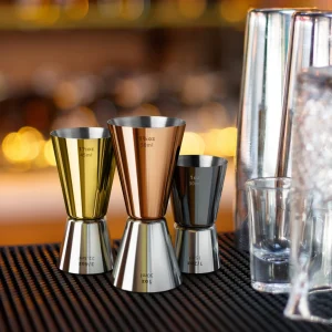 Mixed Metal Jigger Set - Set of 3