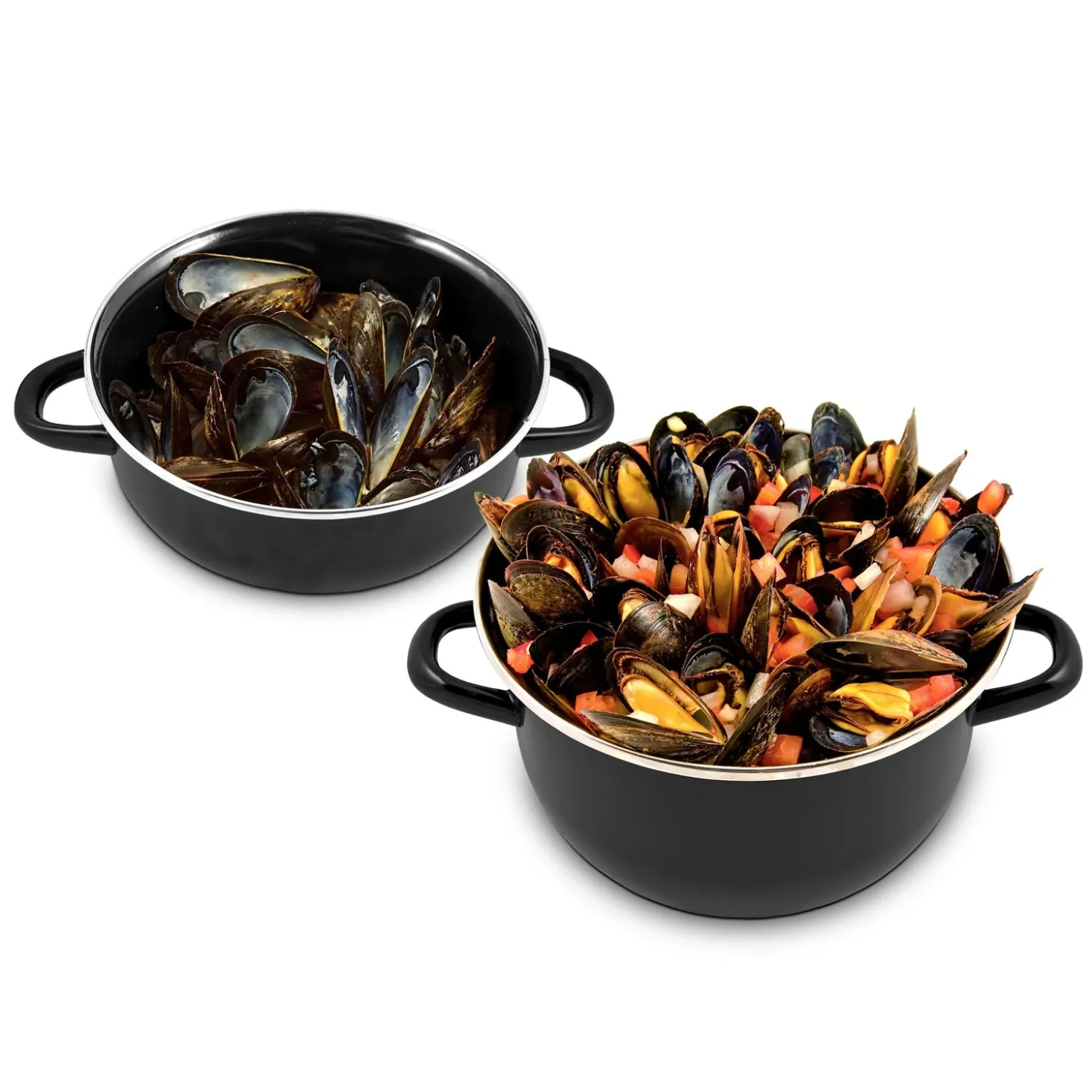 mussel_pot__black_1.webp Mussel Pot - Black
