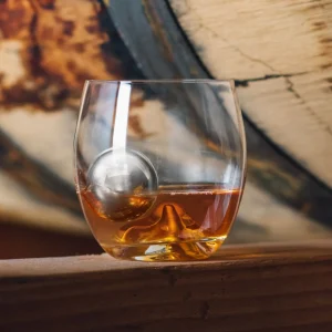 On The Rock Glass with Chilling Ball & Tongs