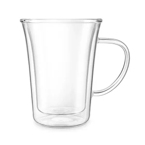 10 oz Double-Wall Insulated Glass Mug