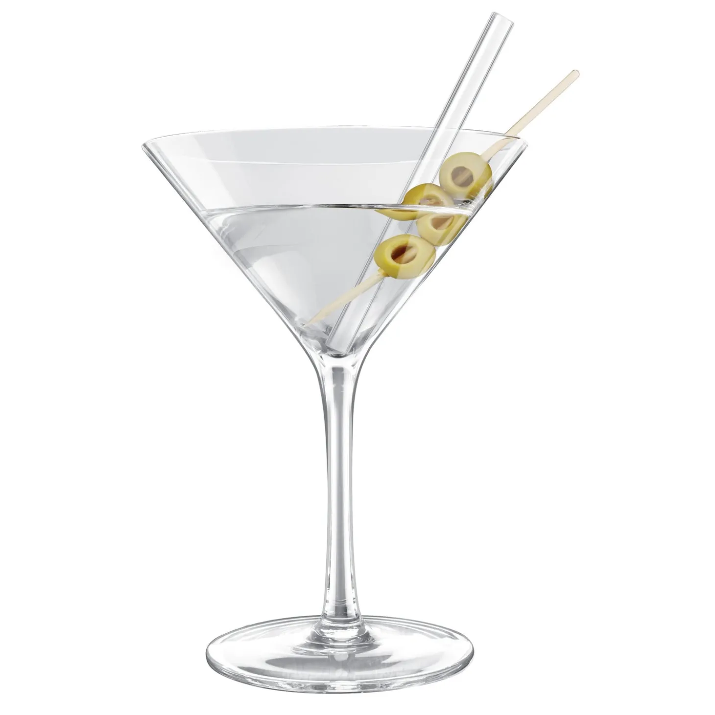 reusable_glass_cocktail_3.webp 4.5" Reusable Glass Cocktail Straws - Set of 4