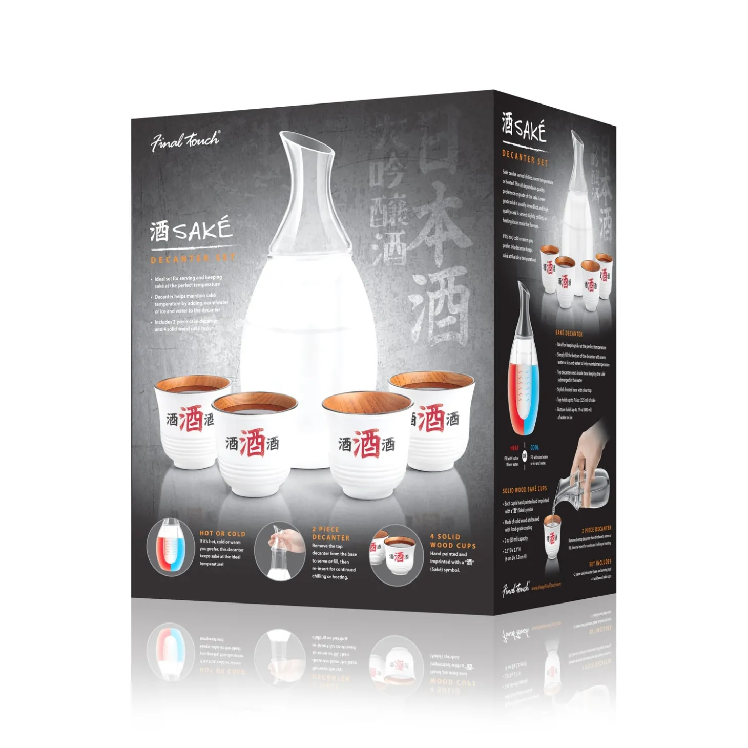 sake_decanter_set__froste_5.webp Sake Decanter Set - Frosted White