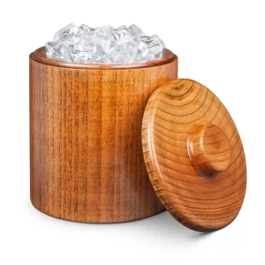 Solid Wood Ice Bucket 1.25 Quart - 40 oz