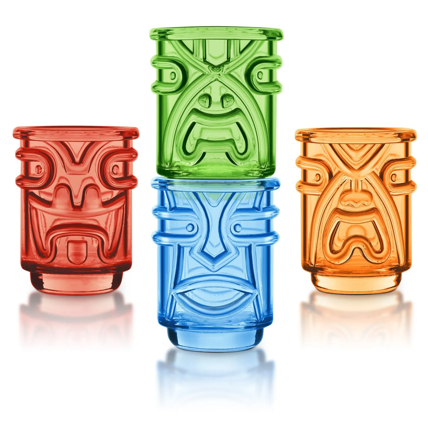 tiki_shot_glasses__clear__11.webp Tiki Shot Glasses - Clear - Set of 4