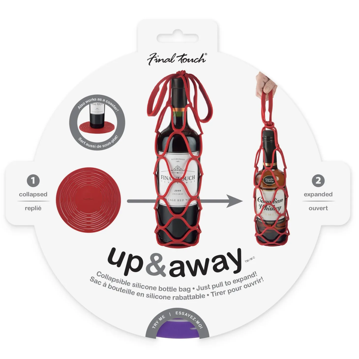 upampaway_collapsible_sil_17.webp Up&Away Collapsible Silicone Bottle Bag - Grey