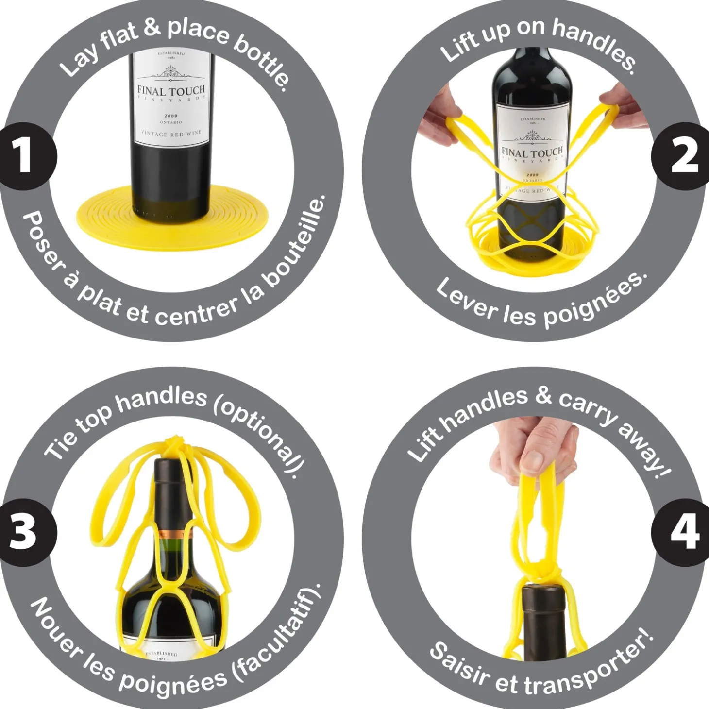 upampaway_collapsible_sil_28.webp Up&Away Collapsible Silicone Bottle Bag - Grey