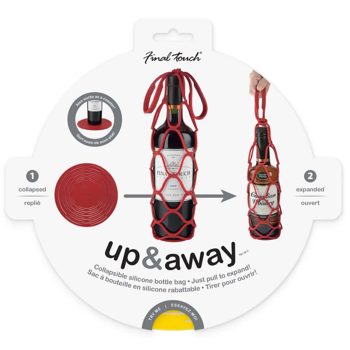 upampaway_collapsible_sil_35.webp Up&Away Collapsible Silicone Bottle Bag - Grey