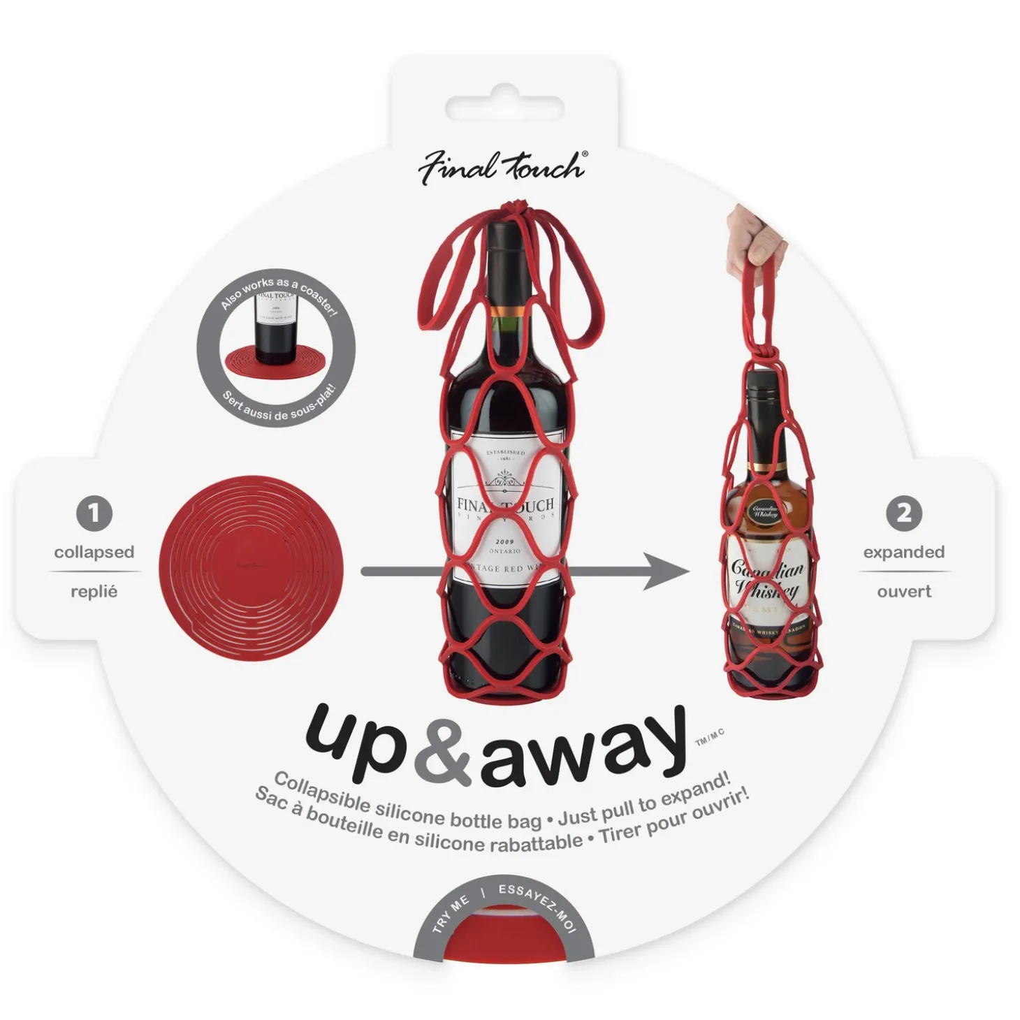 upampaway_collapsible_sil_44.webp Up&Away Collapsible Silicone Bottle Bag - Grey