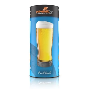 Wheel'n 25 oz / 750 ml Racing Tire Beer Glass