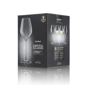 White Wine Lead-Free Crystal Glasses - Set of 2