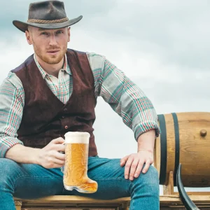 Wild West Boot Glass