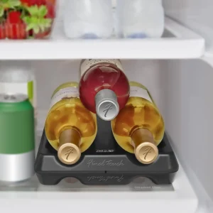 Wine Bottle Stacker - 2 Piece - White