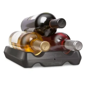 Wine Bottle Stacker - 2 Piece - White