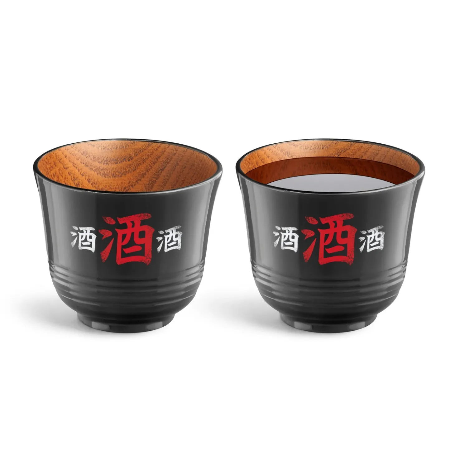 wood_sake_cups__set_of____1.webp Wood Sake Cups - Set of 2 - Red